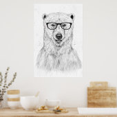 Geek bear poster (Küche)