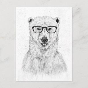 Geek bear postkarte