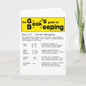 Geek Beekeeping (Debuggen) - Grußkarten Karte (Vorderseite)