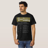 Geek Beekeeping (Debuggen) - Schwarzer T - Shirt (Vorne ganz)