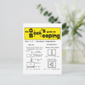 Geek Beekeeping (Hardware) - Postkarte (Stehend Vorderseite)