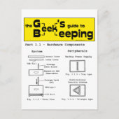 Geek Beekeeping (Hardware) - Postkarte (Vorderseite)