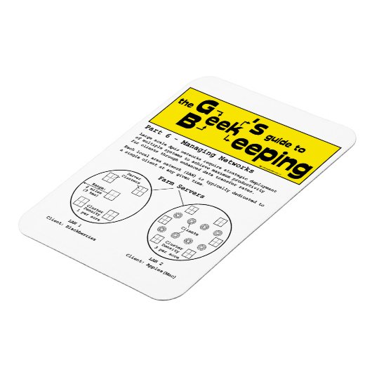 Geek Beekeeping (Netzwerke) - Magnet (Linke Seite)