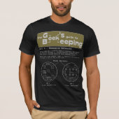 Geek Beekeeping (Netzwerke) - Schwarzer T - Shirt (Vorderseite)