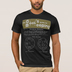 Geek Beekeeping (Netzwerke) - Schwarzer T - Shirt