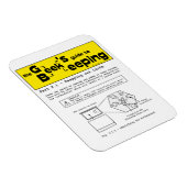 Geek Beekeeping (Swapping Cards) - Magnet (Rechte Seite)