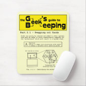 Geek Beekeeping (Swapping Cards) - Mousepad (Mit Mouse)