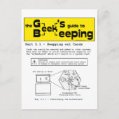 Geek Beekeeping (Swapping Cards) - Postkarte (Vorderseite)