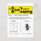 Geek Beekeeping (Systemübersicht) - Postkarte (Vorderseite)