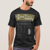 Geek Beekeeping (Systemübersicht) - Schwarzer T - T-Shirt (Vorderseite)