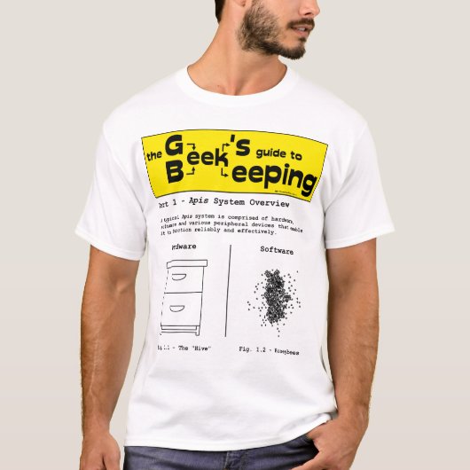 Geek Beekeeping (Systemübersicht) - Weißer T - Shi T-Shirt (Vorderseite)