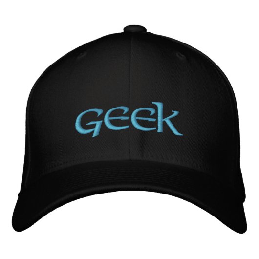 GEEK bestickter Hut (Vorderseite)