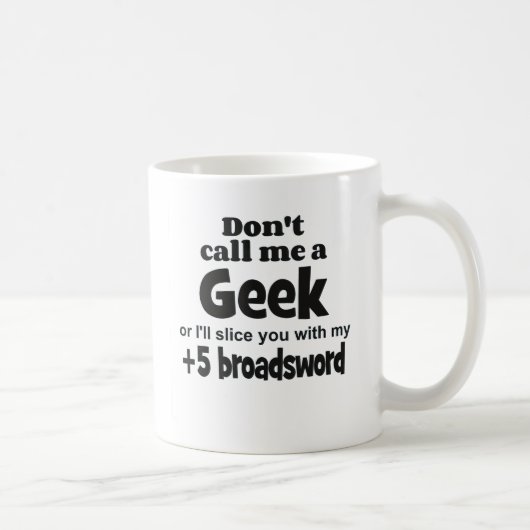 Geek Breitsword Kaffeetasse (Rechts)