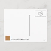 Geek Broken Lines Green Heart Valentine Postkarten (Rückseite)