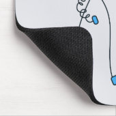 Geek Chemie Science Funny Robot Mousepad (Ecke)