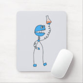 Geek Chemie Science Funny Robot Mousepad (Mit Mouse)