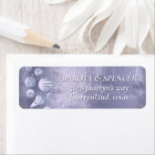 Geek Chic | Dusty Lavender Lila Planets Address (Insitu)