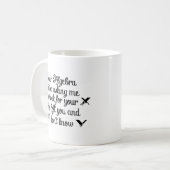 Geek Chic: Funny Mathe Algebra Wiz Cooles Design Kaffeetasse (Vorderseite Links)