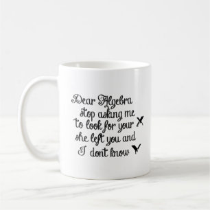 Geek Chic: Funny Mathe Algebra Wiz Cooles Design Kaffeetasse