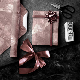 Geek Chic Wedding | Kupfer-Rose-Gold-Sonnensystem Geschenkpapier