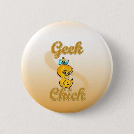 Geek Chick Button (Vorderseite)