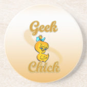 Geek Chick Getränkeuntersetzer (Vorne)