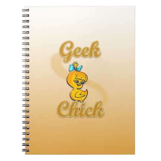 Geek Chick Notizblock (Vorderseite)