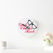 'Geek Chicks Rock' Uhr (Zuhause)