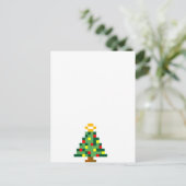 Geek Christmas Feiertagspostkarte (Stehend Vorderseite)