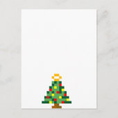 Geek Christmas Feiertagspostkarte (Vorderseite)