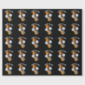 Geek-clair Funny Eclair Pun Dark BG Geschenkpapier (Flach)