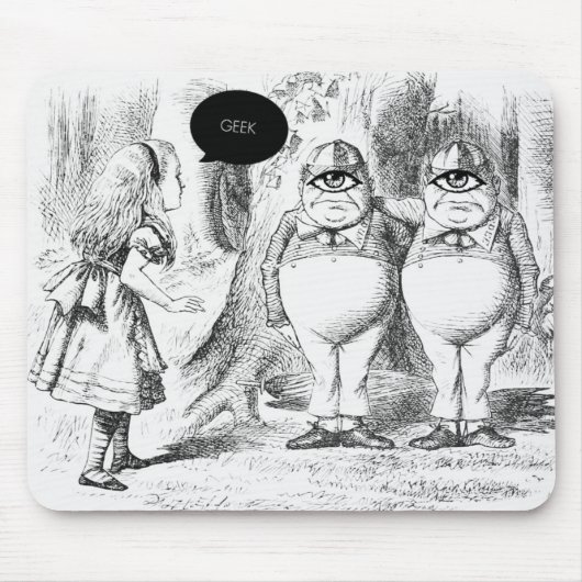 GEEK CLOTHING/alice geek mousepad (Vorne)