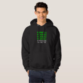 Geek Computer Binary Code Software Developer Hoodie (Vorne ganz)