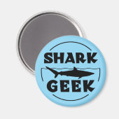 Geek Design for Shark Lovers Magnet (Vorderseite/Rückseite)