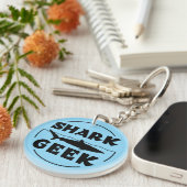 Geek Design for Shark Lovers Schlüsselanhänger (Vorderseite rechts)