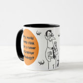 Geek Dracula Tasse (Vorderseite Links)