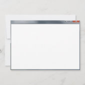 Geek-Fehlermeldung Save the Date Einladung grau (Rückseite)