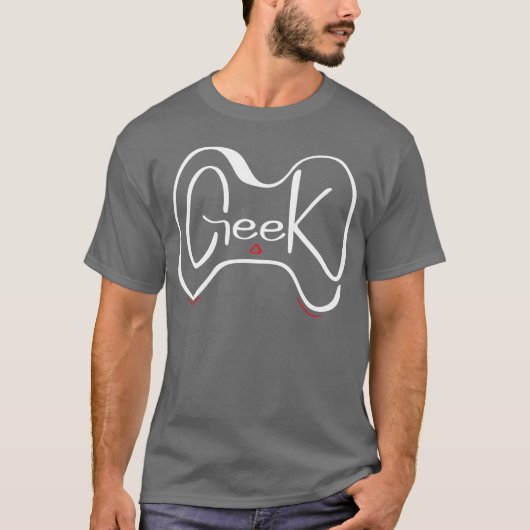 Geek Gaming Controller Nerd Computer Gamer Geschen T-Shirt (Vorderseite)