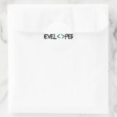 Geek / Gaming Runder Aufkleber (Tasche)