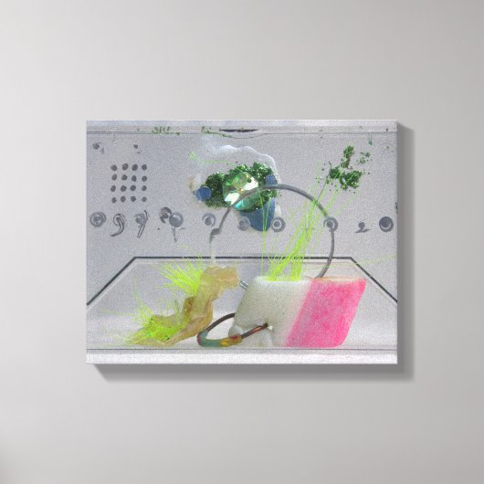 Geek Gem K7 1986 Mixed-Media-Leinwand Leinwanddruck (Vorderseite)