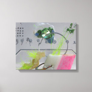 Geek Gem K7 1986 Mixed-Media-Leinwand Leinwanddruck