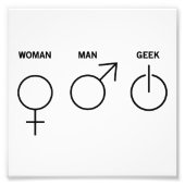 Geek Gender Fotodruck (Vorne)