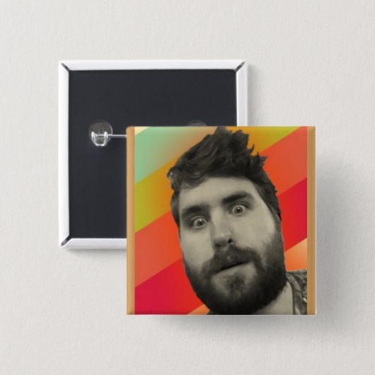 Geek-Gewohnheits-Button Button (Vorne & Hinten)