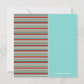 Geek Giraffe Baby Boy Shower Einladung (Rückseite)