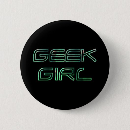 Geek Girl Button (Vorderseite)