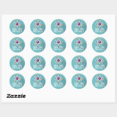 Geek Girl Pen Pals "Atom" Sticker (Blatt)