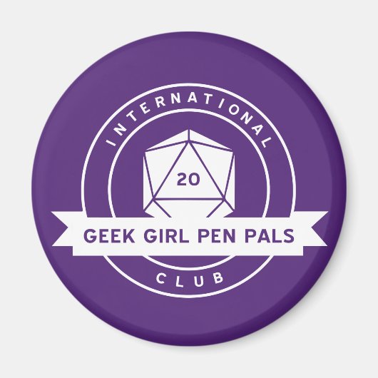 Geek Girl Pen Pals Magnet (Vorne)