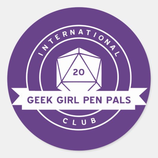 Geek Girl Pen Pals Stickers (Vorderseite)