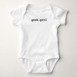 geek.grrl baby strampler