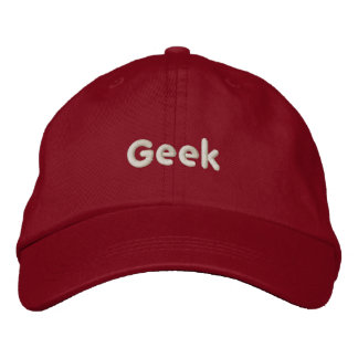 Geek Hat Bestickte Baseballkappe